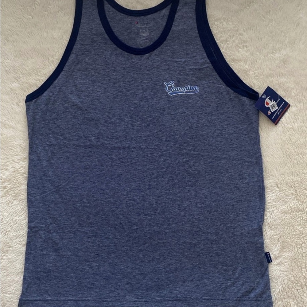 NWT Champion Men's Blue Tank Top Men’s Size Large .